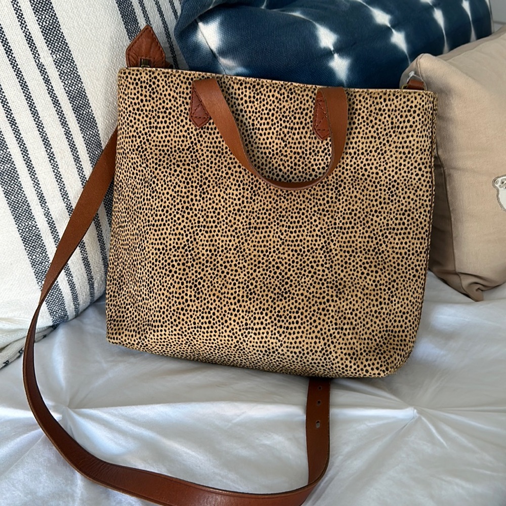 BNWT Madewell pony hair medium tote